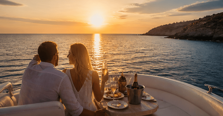 privte sunset boat trips
